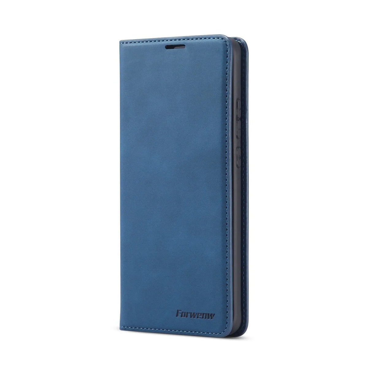 Flip-style card-inserting mobile phone case in black for Huawei P40Pro with card slots visible