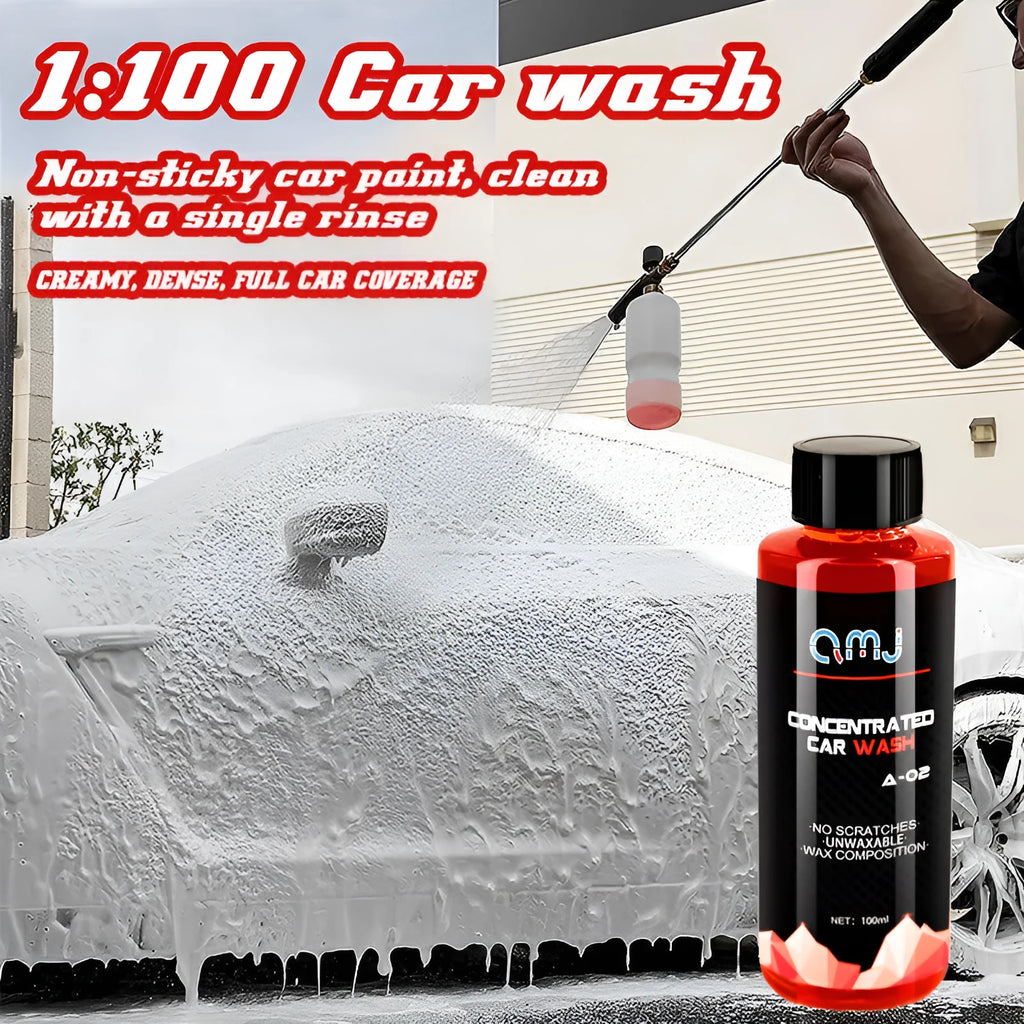 100 ml bottle of concentrated car paint decontamination and polishing high foam cleaner.