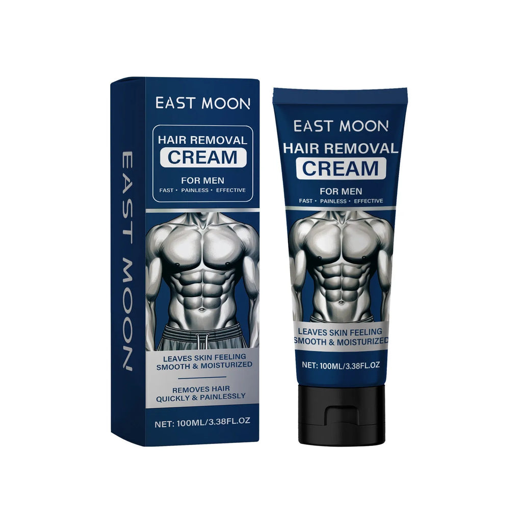 100ml men's hair removal cream container for beard, armpit, hand and leg application