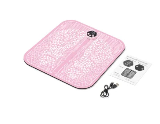 EMS Foot Massager Mat with adjustable modes and USB charging