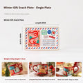 Winter gift ceramic mug 400ml cylindrical shape high temperature resistant microwave safe