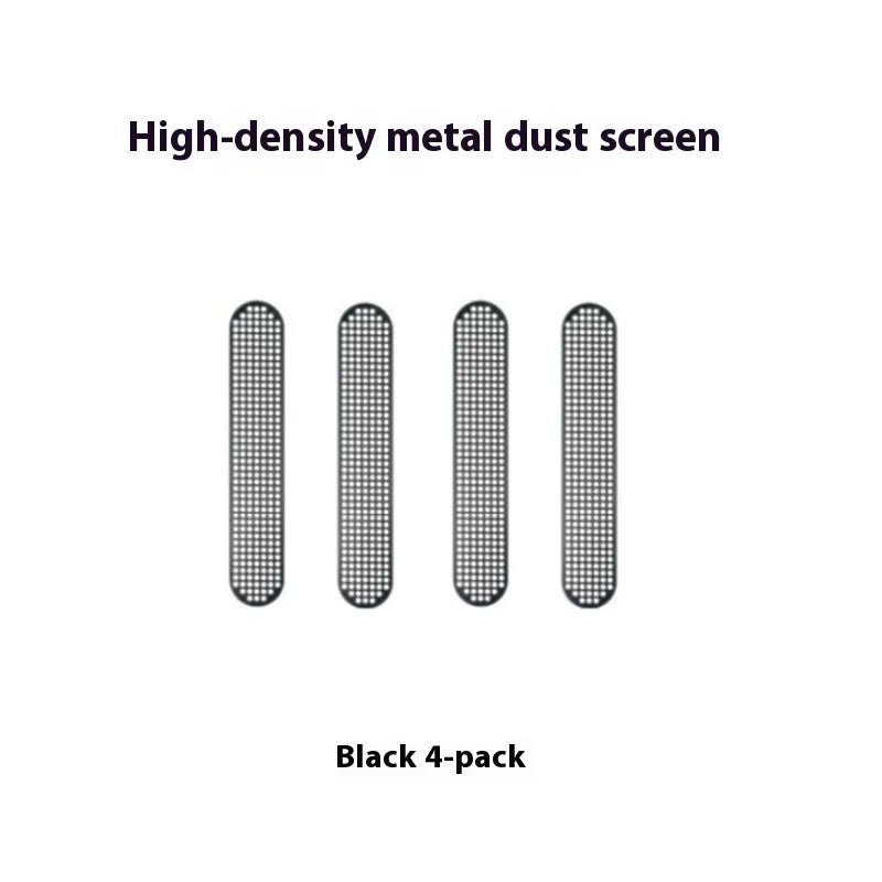 RED MAGIC metal dustproof net 4-pack black and silver for multiple phone models