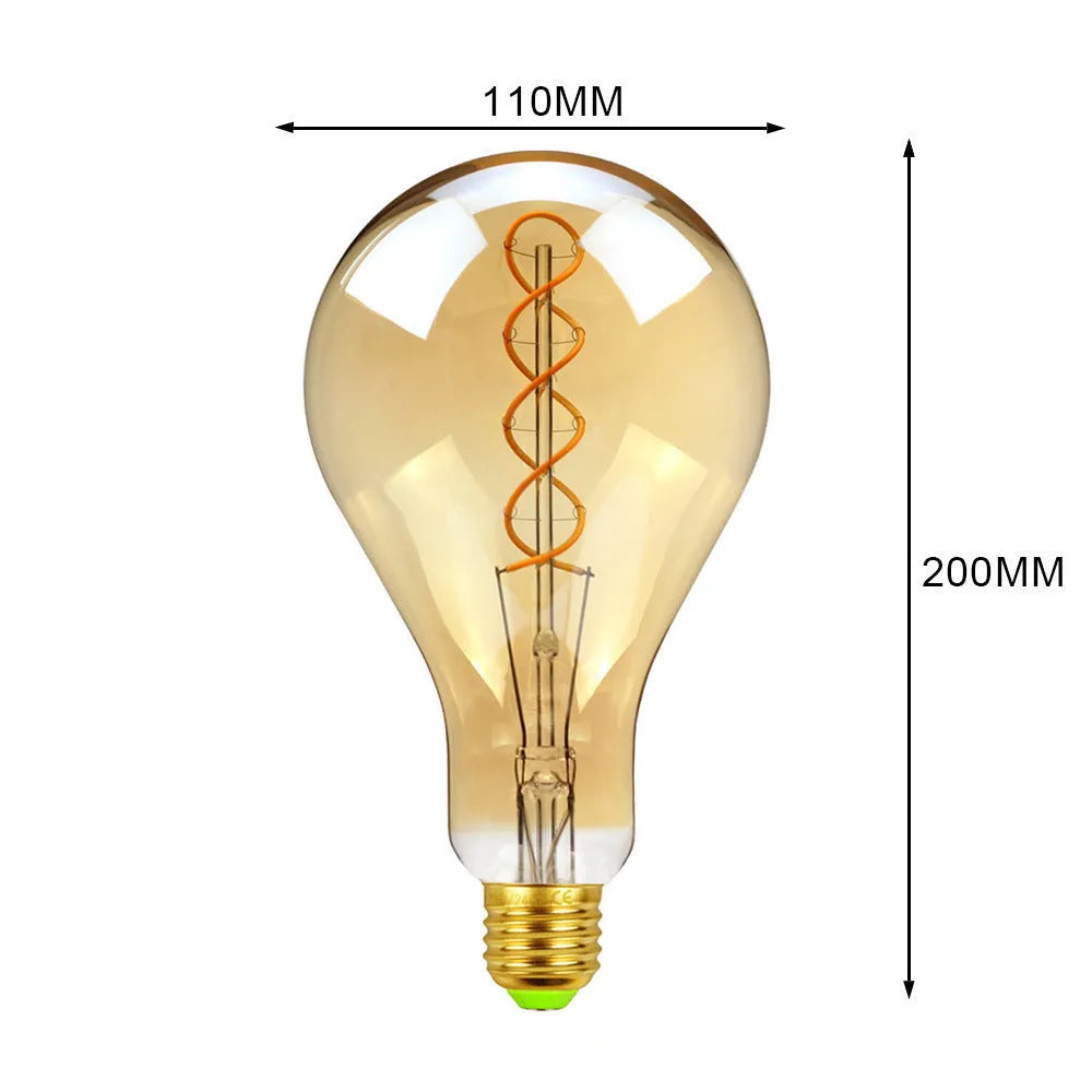 A110 double helix golden LED soft light strip measuring 110mm by 200mm