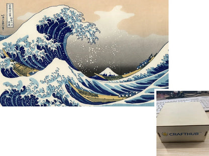 Animal Puzzle Craft Hub A3 Size Wooden Box for puzzle storage and display