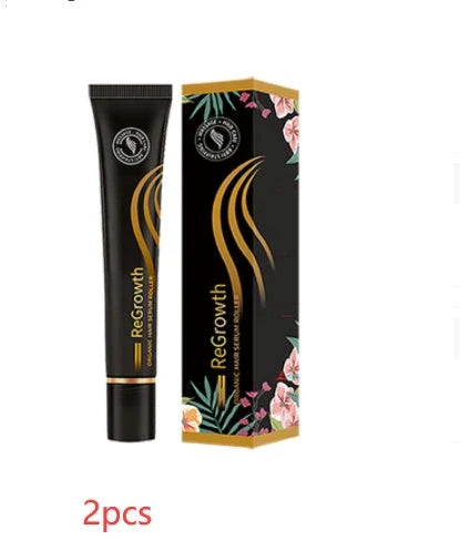 Organic Hair Serum Roller Set for natural scalp nourishment and hair regrowth