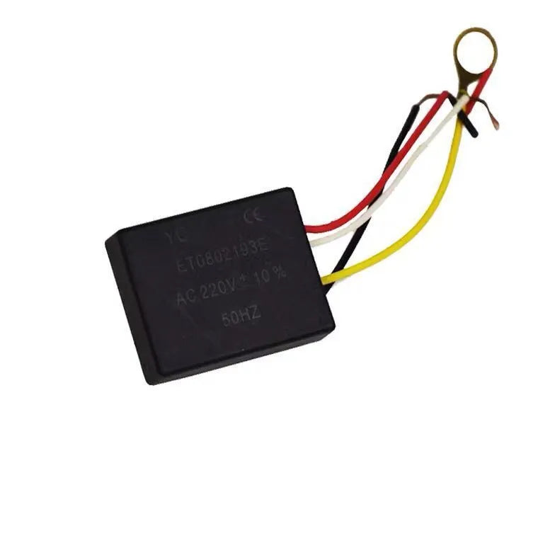 Black glass and metal fragrance lamp sensor touch device with three-level sensor control and hard shell packaging