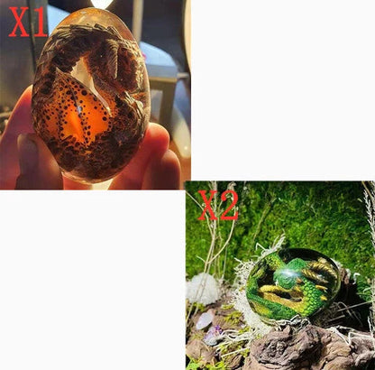 Lava Dragon Egg Desktop Decoration Dinosaur Egg Resin Crafts in various colours and base options