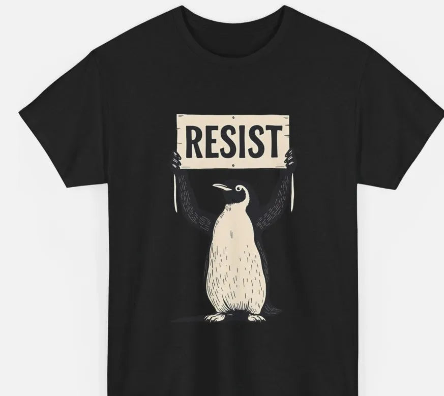 Loose-fit cotton short-sleeve T-shirt in black on a hanger.