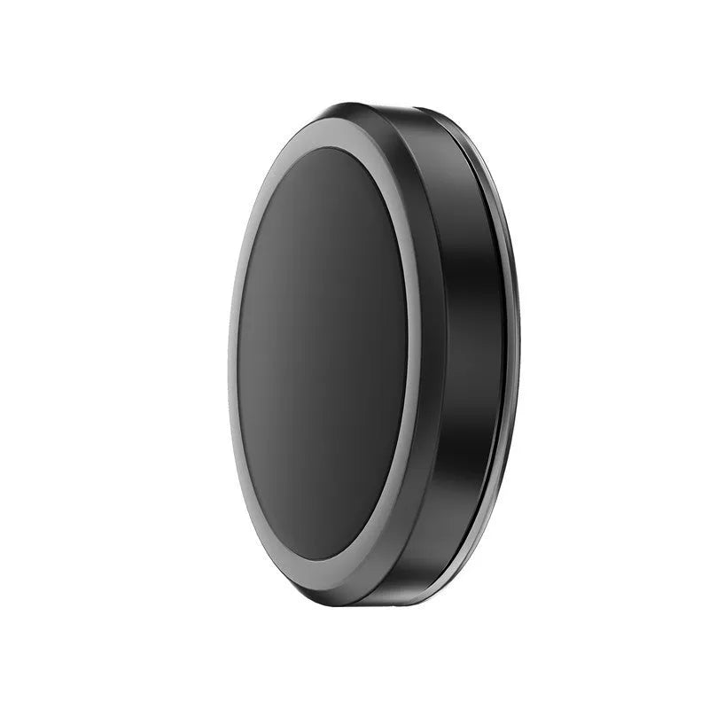 Obsidian Black alloy magnetic mobile phone holder with centripetal force design and gel adhesive base