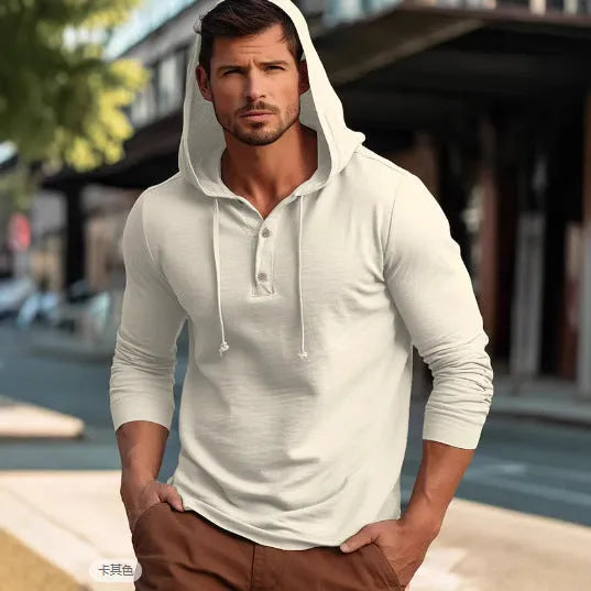 Cotton pullover hoodie sweatshirt in various colours with European and American sizing