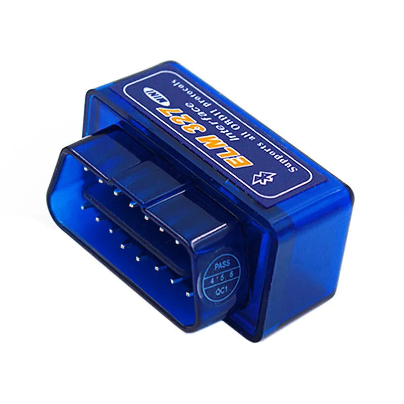 Mini Bluetooth OBD2 ELM327 car diagnostic scanner with 5.1 connectivity.