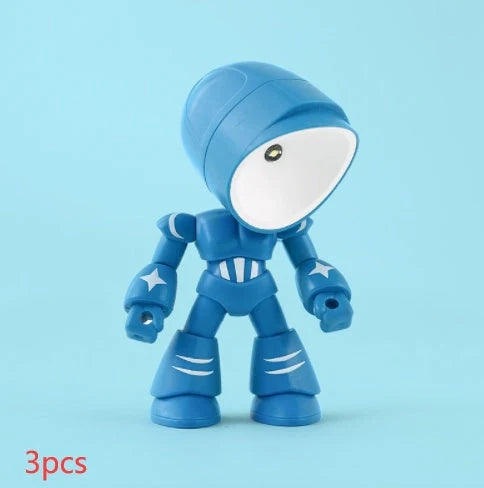 Hero War Police LED Table Lamp with adjustable arms and 360° rotatable head for kids