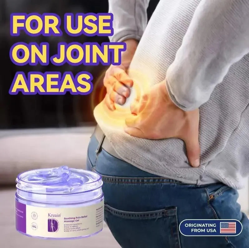 White tube of 100g Joint Pain Care Gel for topical application on joints.