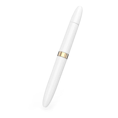 Portable cleaning pen with stainless steel nib, flocking sponge, and fine brush for cleaning earphones, keyboards, and other tech devices