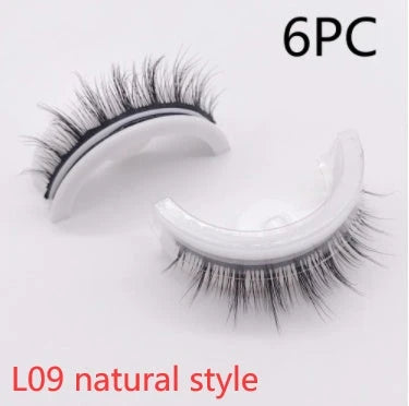 Captivating 3D layered mink-like false eyelashes for bold, voluminous eye makeup looks