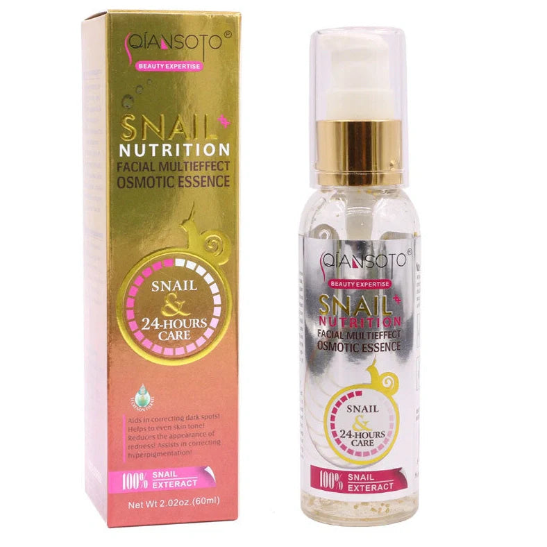 Snail Care Solution 60g facial essence bottle with 60ml of snail mucin extract