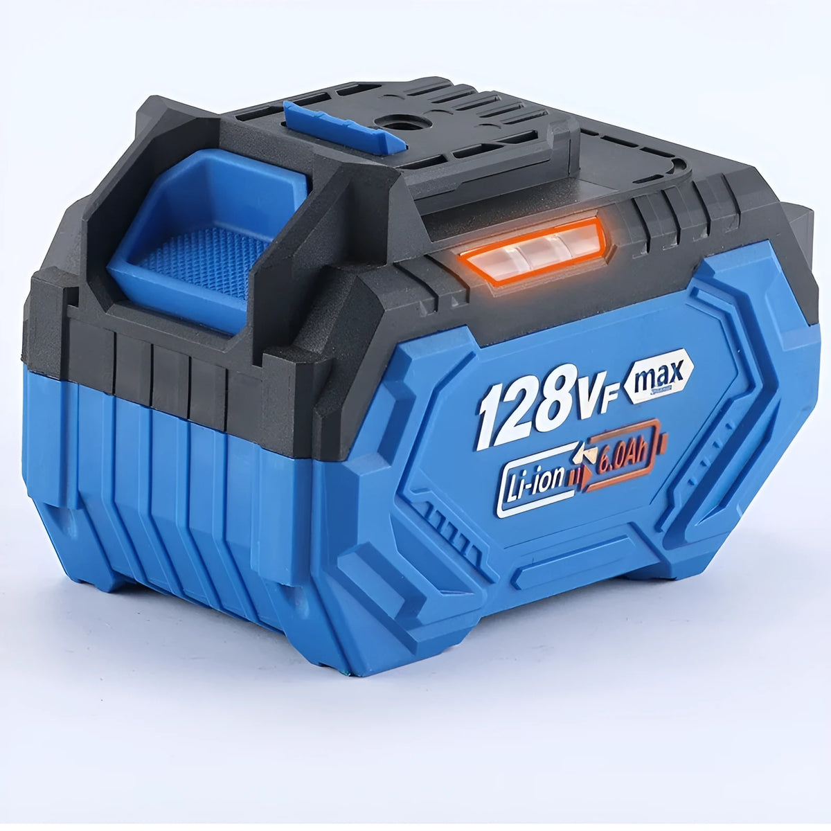21V lithium battery pack with black housing and connector, replacement for cordless tool accessories