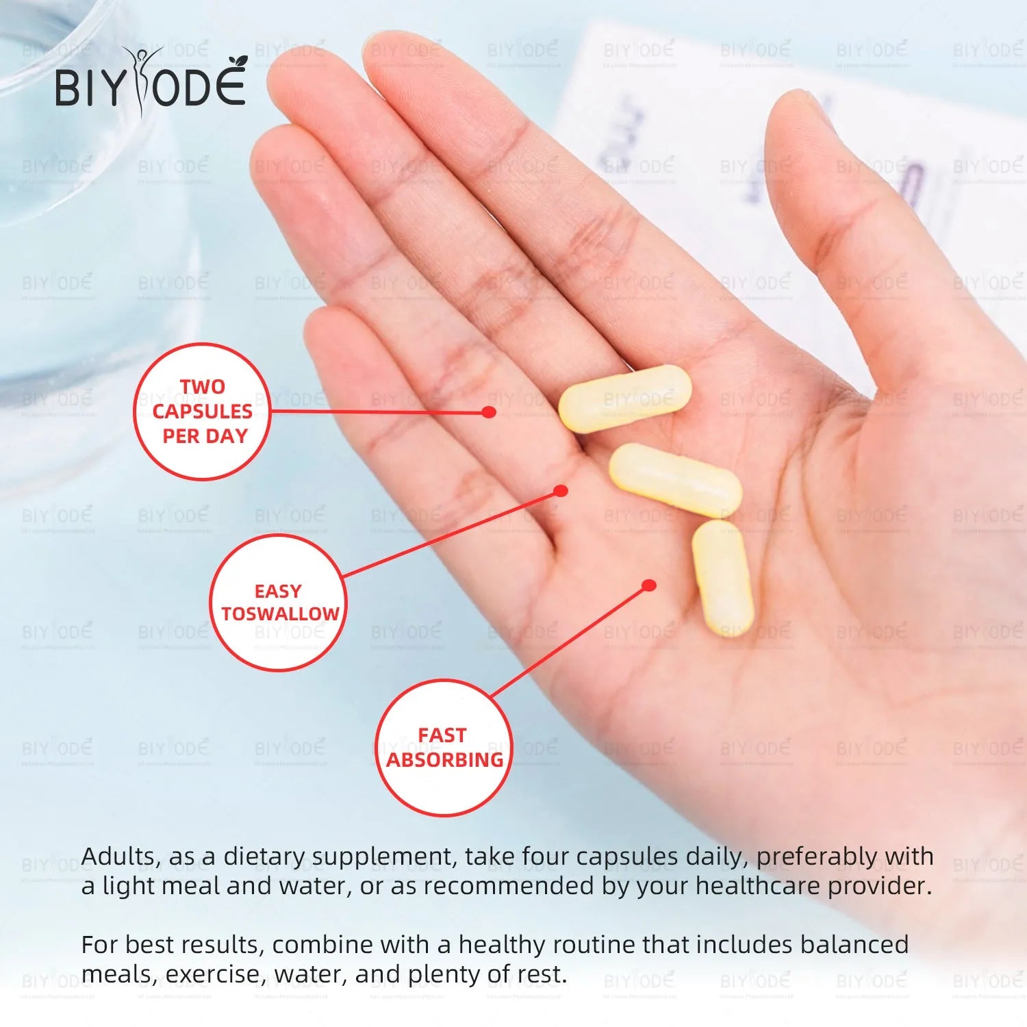 Jiabeikang lycopene and lutein 2 in 1 capsules bottle for blood heart eyes health supplement