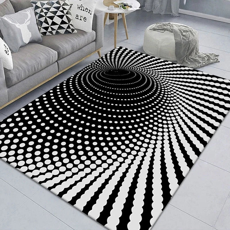 3D Geometric Stereoscopic Illusion Floor Mat for Pets in various sizes