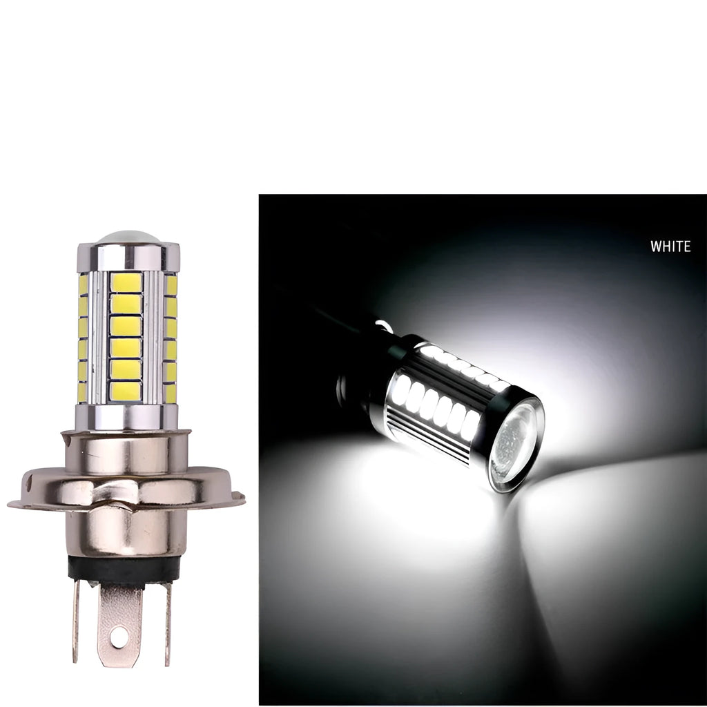 Universal motorcycle LED fog light white 700LM 63x18mm aluminium housing