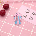 Children's metal hair barrettes with fruit designs including watermelon and strawberry patterns