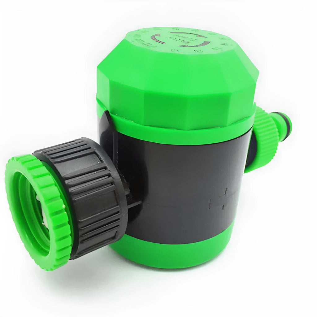 Home garden irrigation controller timer made of plastic, 140mm tall, mechanical water timer with dial for setting watering duration