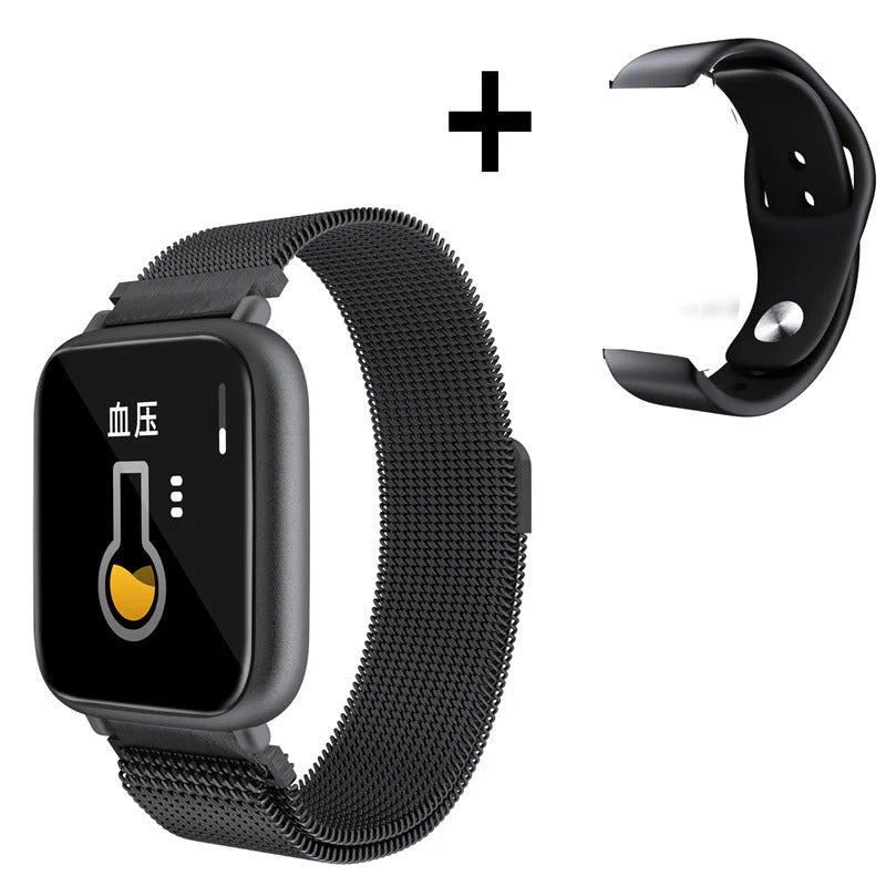 Smart Men's Waterproof Sports Watch with detachable wristband for USB charging and fitness tracking features