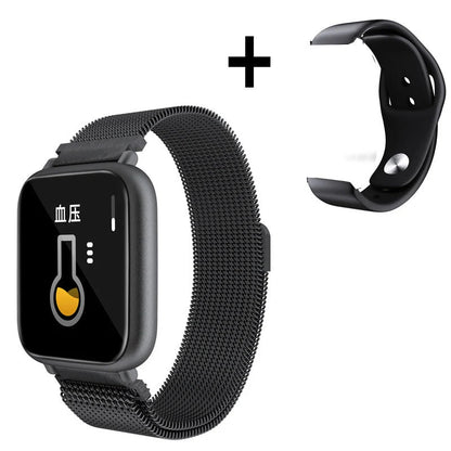 Smart Men's Waterproof Sports Watch with detachable wristband for USB charging and fitness tracking features