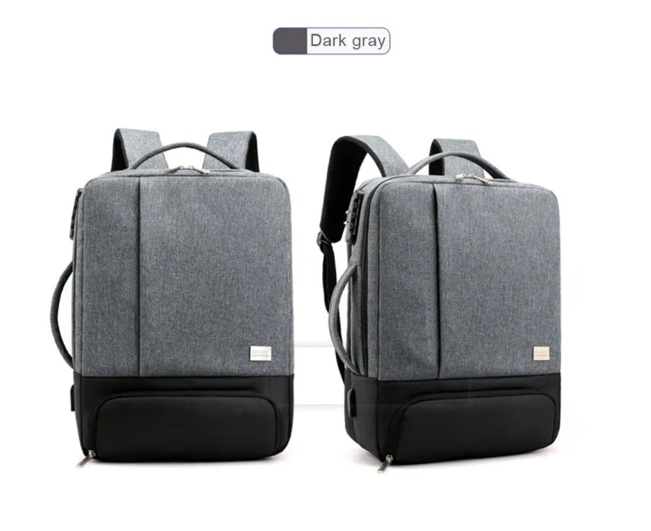15.6 inch anti-theft nylon laptop bag in various colours