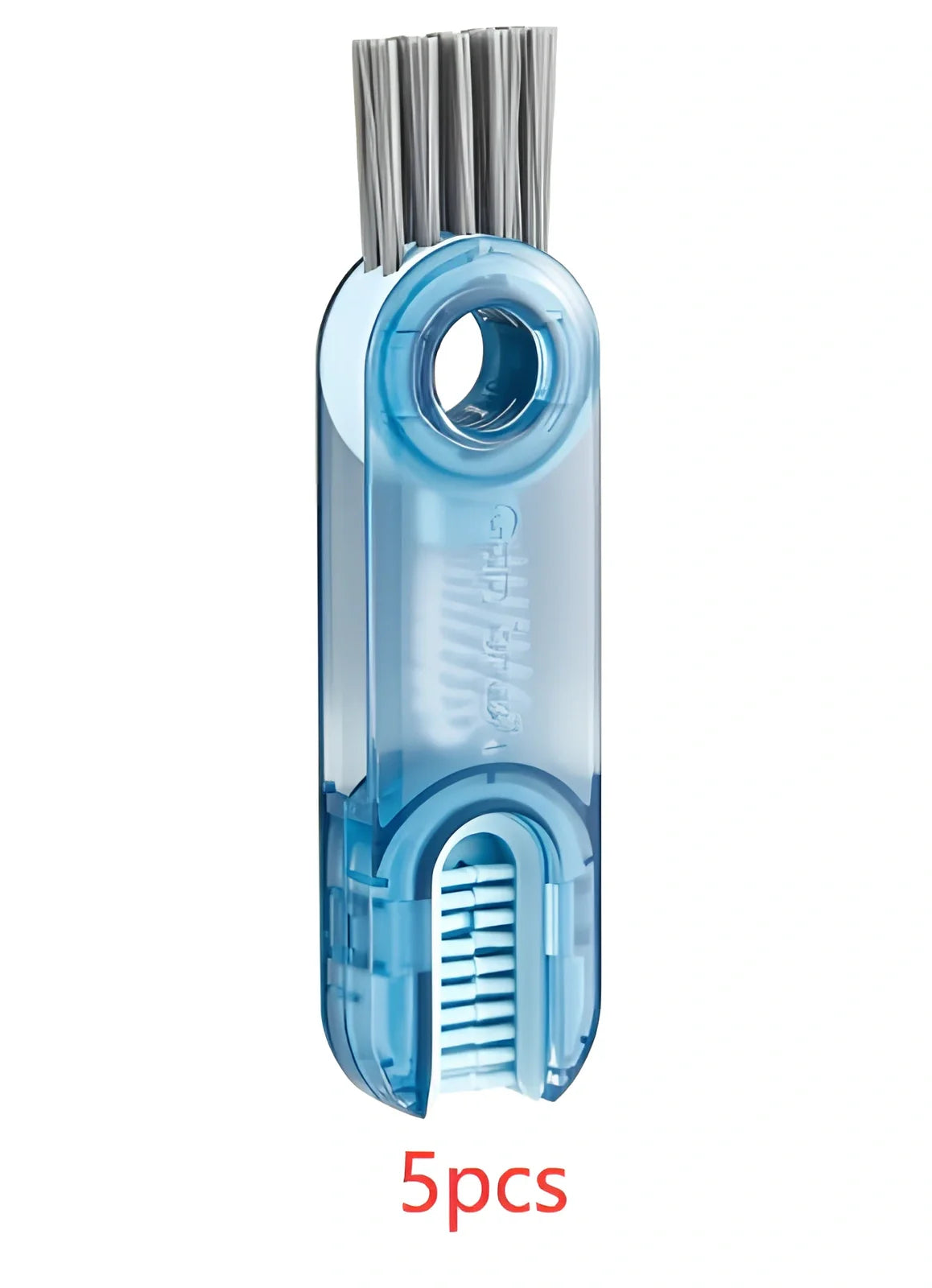 3-in-1 spiral cleaning brush for bottle lids and cup grooves with food-safe materials