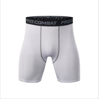 Men's black and white sports tights in milk silk fabric for spring and summer activities