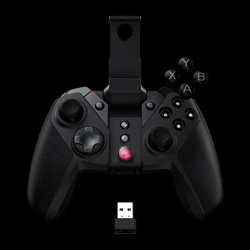 Black Gaishi chicken handle wired game controller with type-C cable