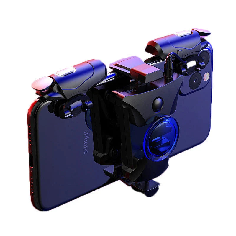 Alloy mobile gamepad joystick for smartphones with adjustable frequency