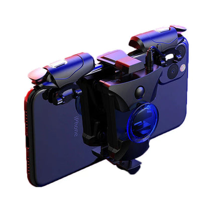 Alloy mobile gamepad joystick for smartphones with adjustable frequency
