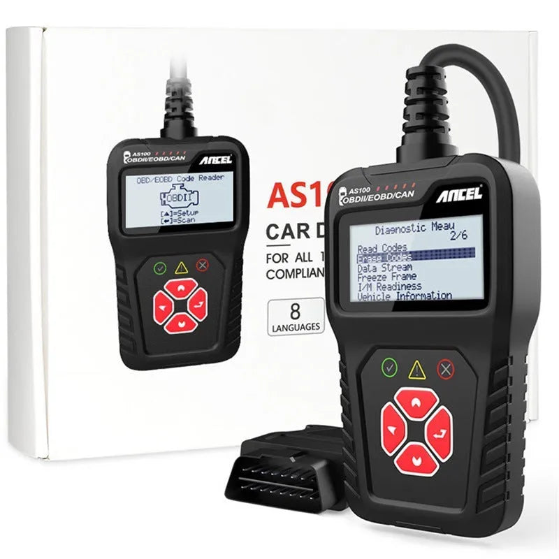 Car engine fault reading detector 12V diagnostic tool with display