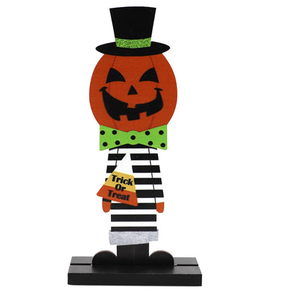 Halloween Pumpkin Man Witch Table Decoration in premium plywood