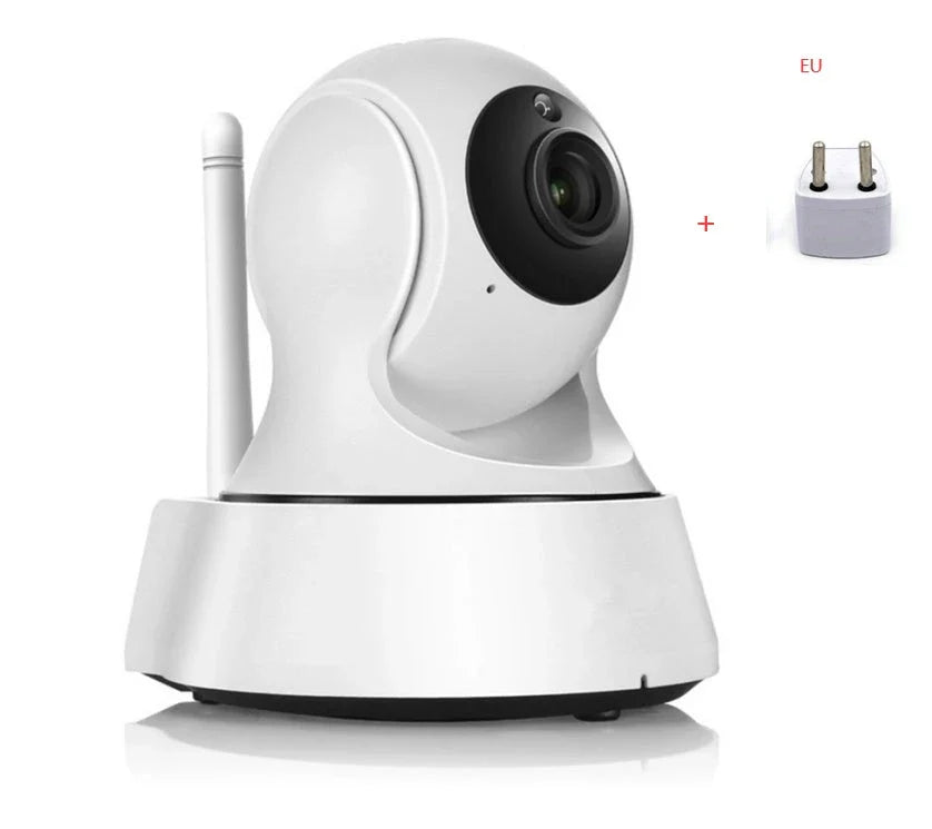 Wireless network camera with 720P HD resolution and night vision