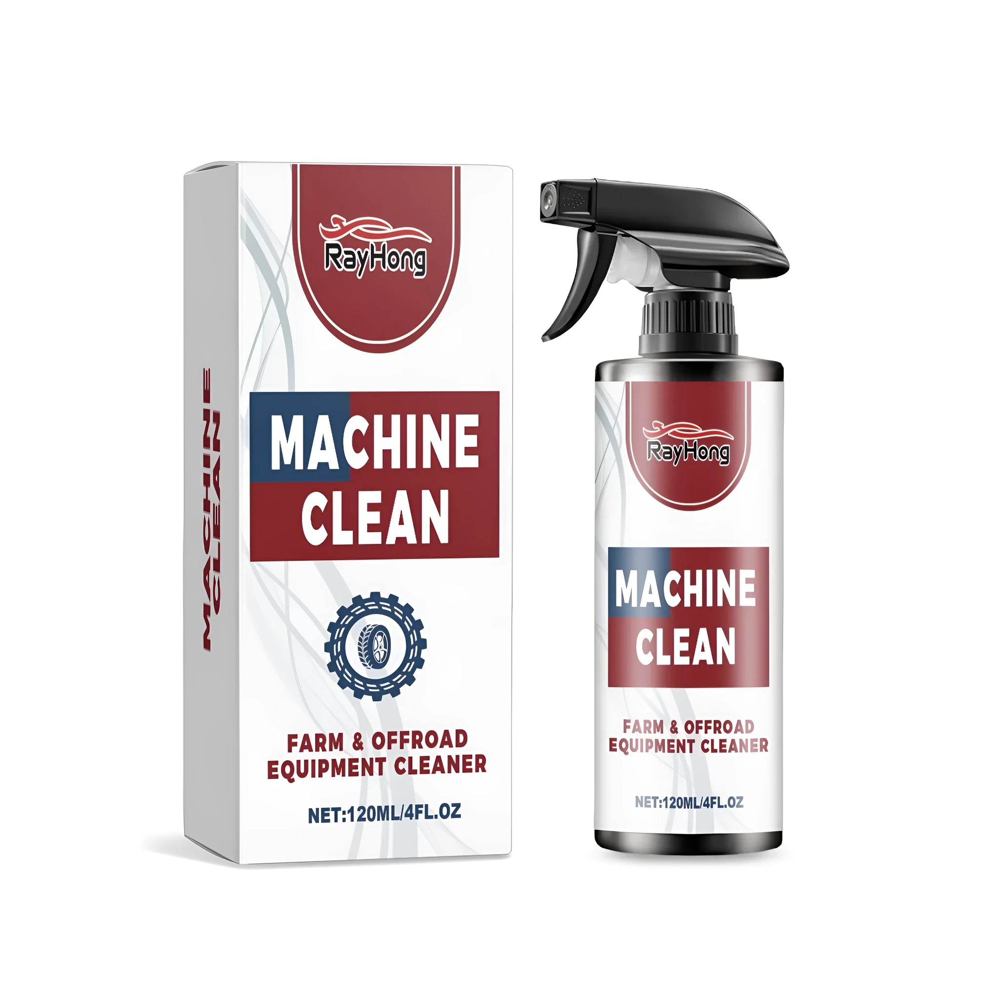 120ml car tyre cleaner bottle with water-based formula, suitable for removing road grime and brake dust