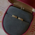 Small silver lace clip earrings with gold or platinum electroplated finish for women