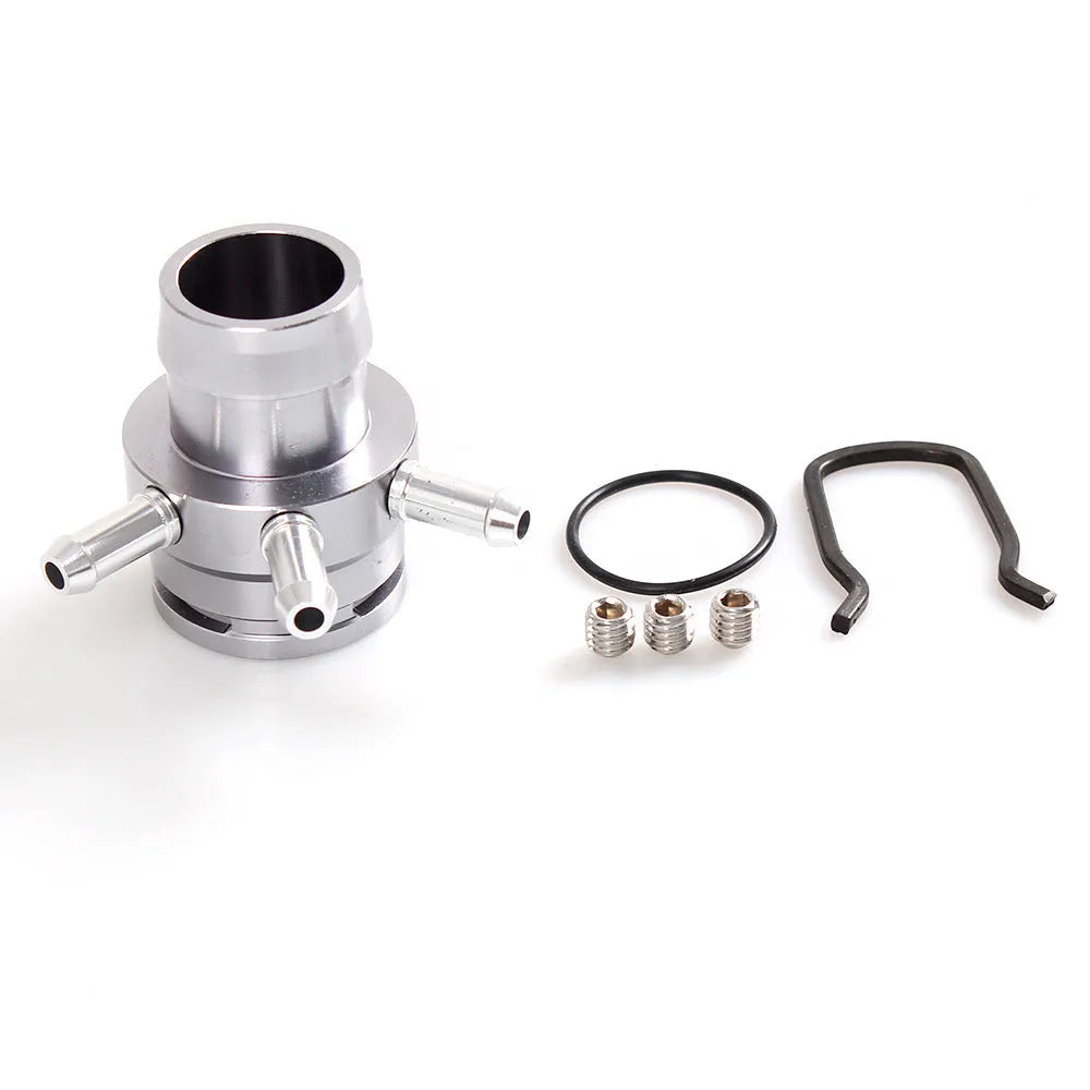 Second generation engine vacuum adapter tee in black or titanium colour