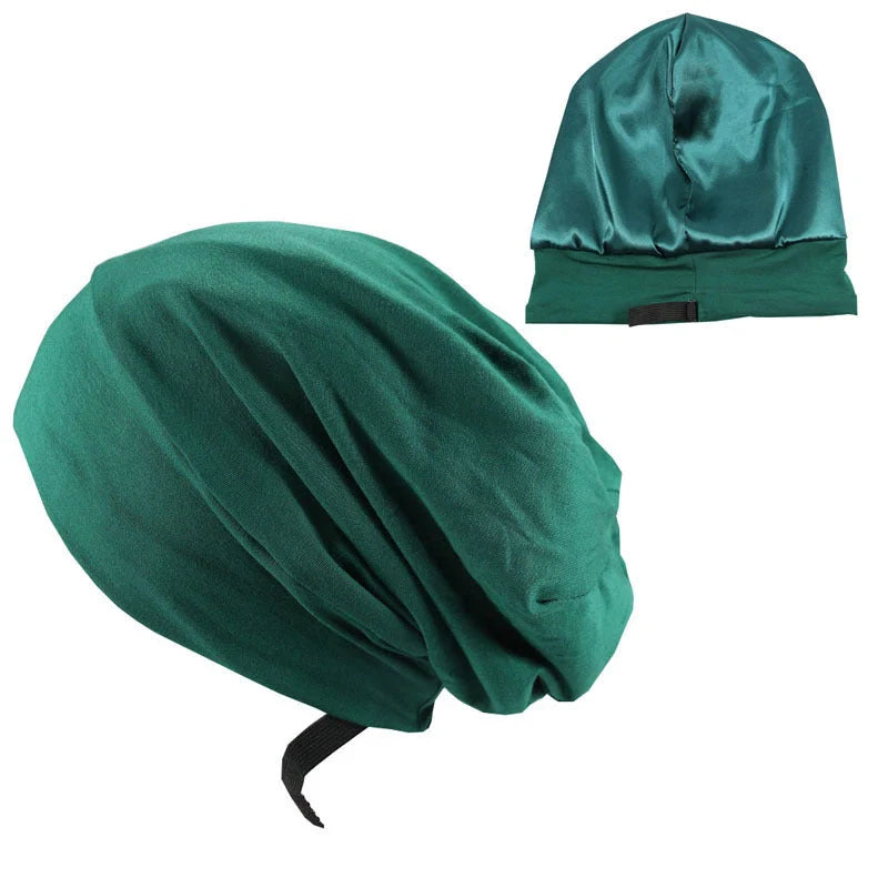 Adjustable men's satin lined hood in various colours for spring and autumn wear