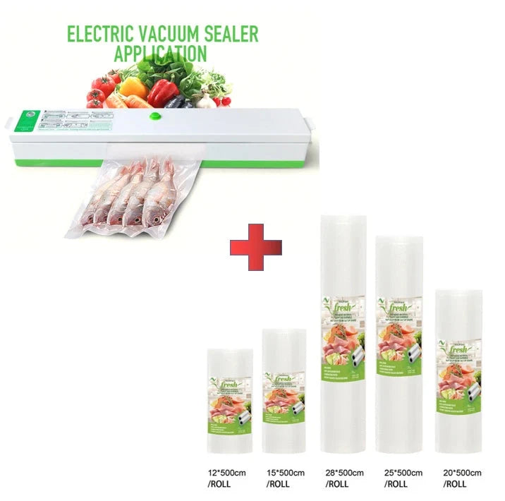 Food-Pro Sealer vacuum sealing machine in various colors for food and document preservation