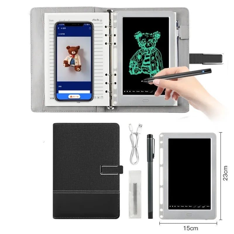 85-inch electronic writing pad with stitching appearance design and Bluetooth connectivity