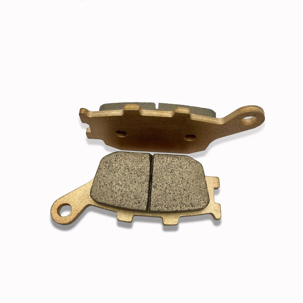 Set of sintered rear motorcycle brake pads for Honda CBR954RR and CBR900RR models