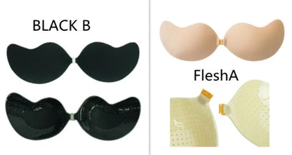 Deep V Invisible Bra with Mango Cup for seamless support under swimwear or dresses