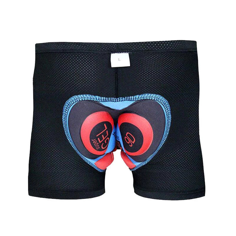 Cycling shorts with 3D gel padding for hip protection and breathable fabric