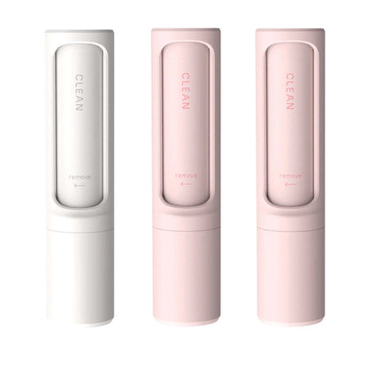 Rotating cylinder electrostatic hair remover brush in multiple colours