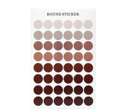 Morandi colour dot stickers for room and dormitory decoration