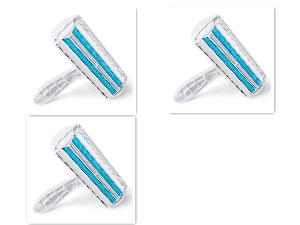 Durable ABS pet hair remover tool with 2-way design for efficient cleaning