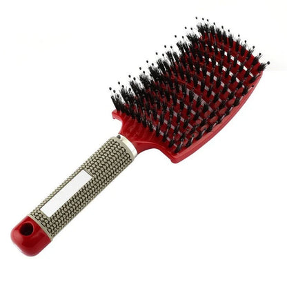 Ultra-Soft Detangling Hair Brush with Scalp Massage - Premium Bristles and Nylon for Effortless Tangle-Free Hair